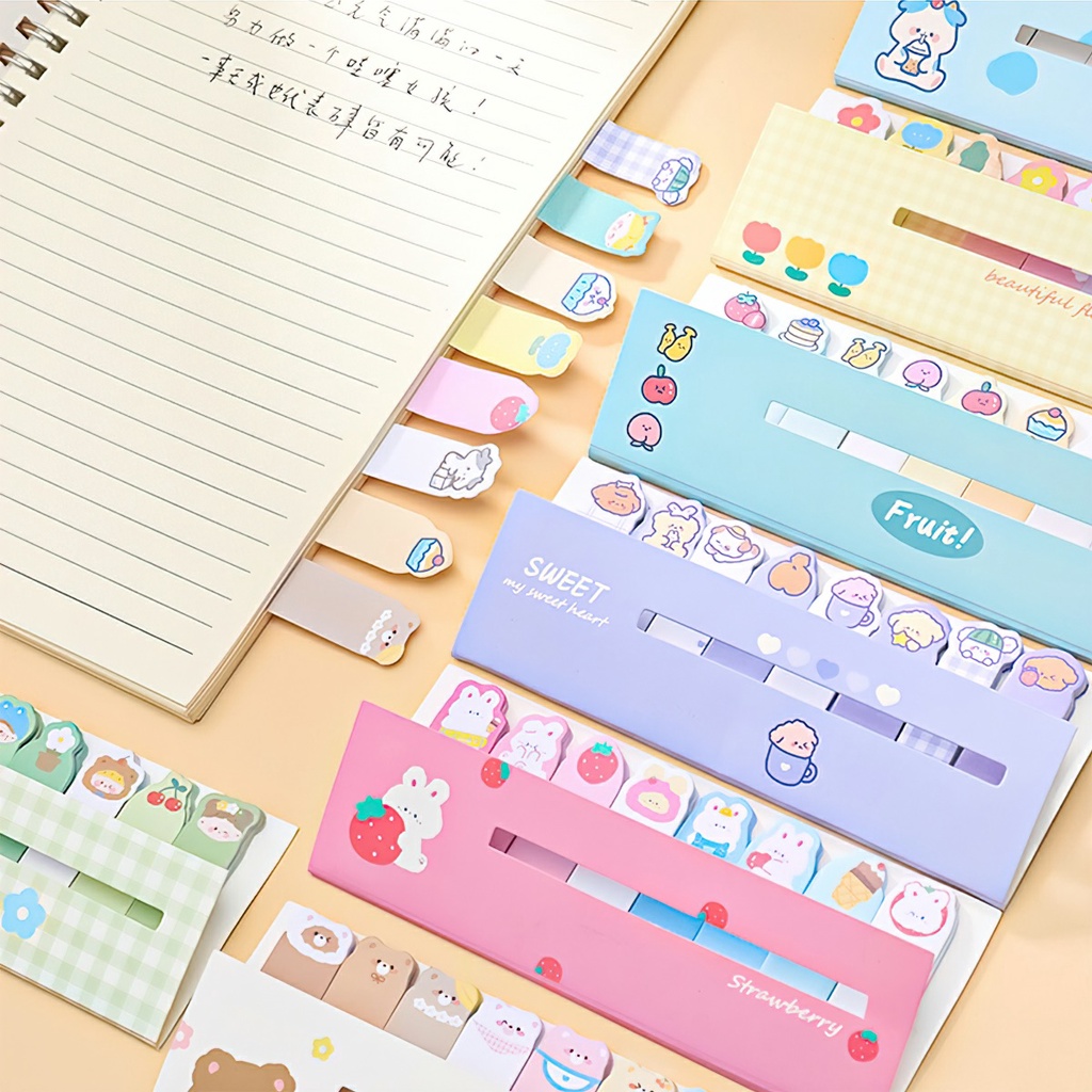 120 cute colorful pattern sticky notes-Aeneas shop