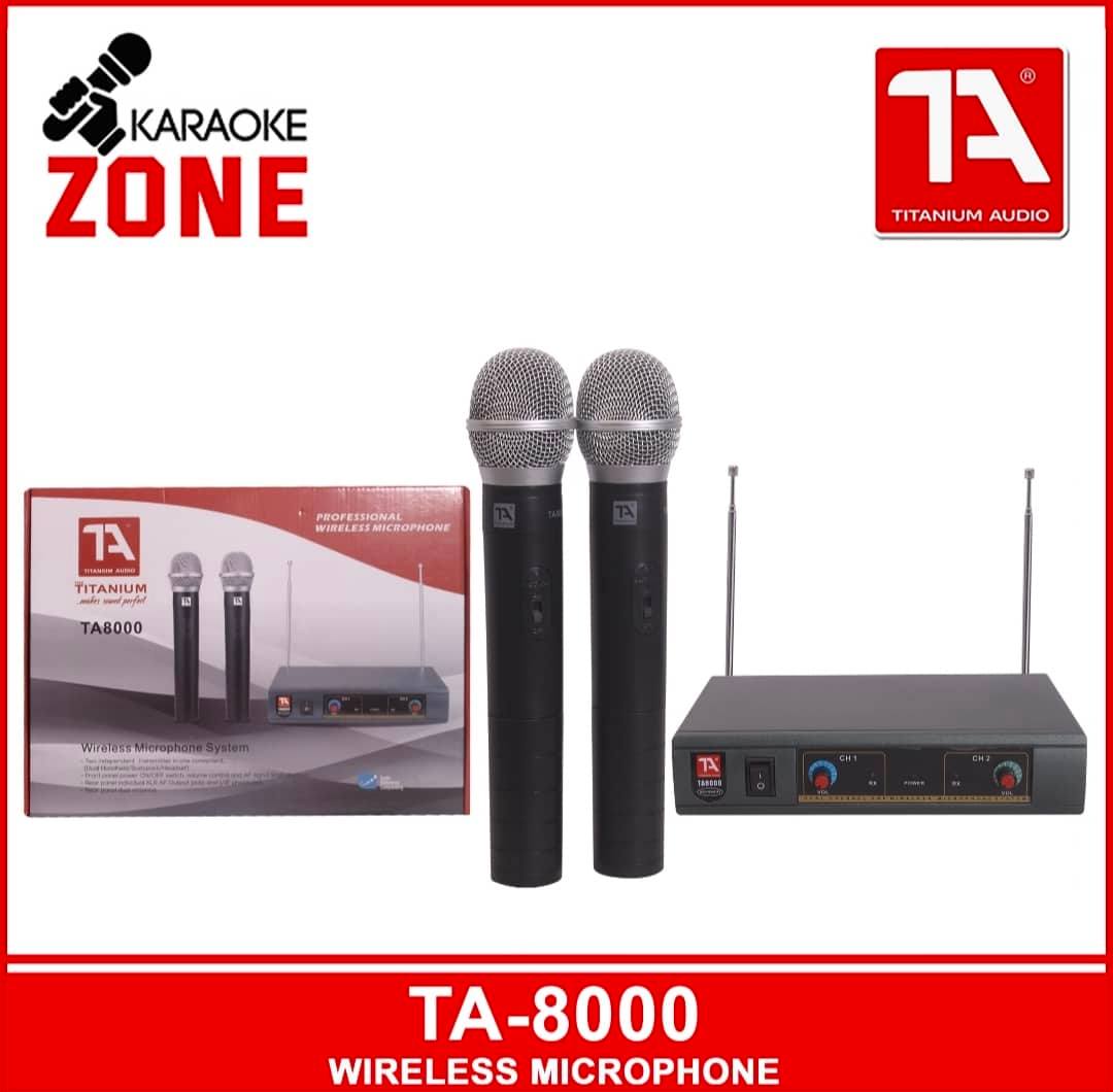 TITANIUM AUDIO TA8000 UHF WIRELESS MICROPHONE Lazada PH