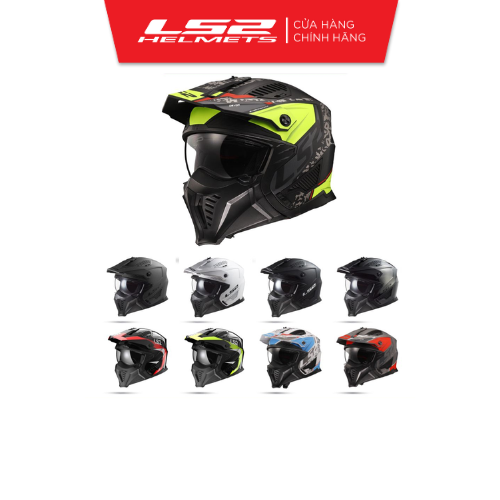 Mũ Bảo Hiểm Đa Năng LS2 OF606 Drifter
