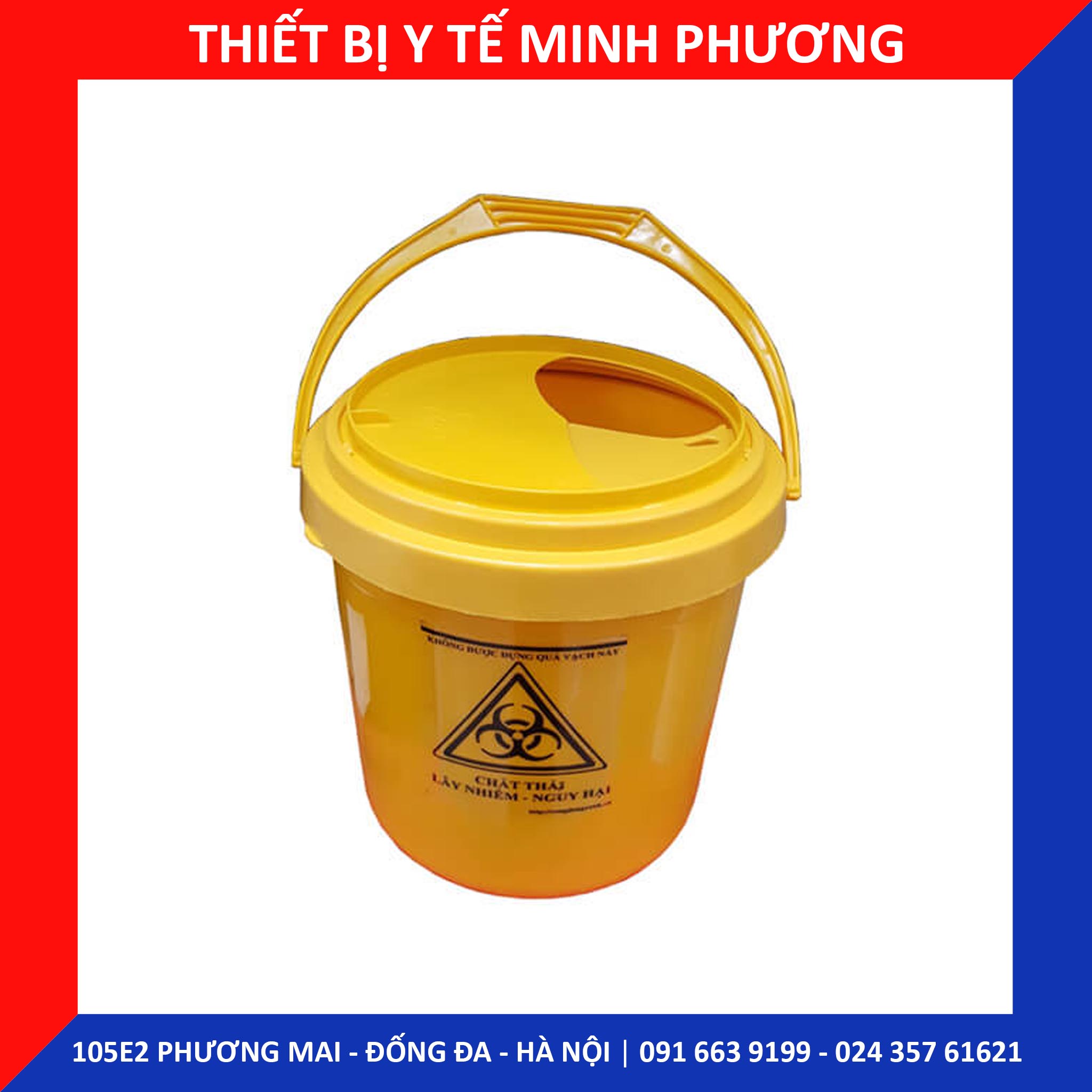 Xô đựng rác thải y tế 10L