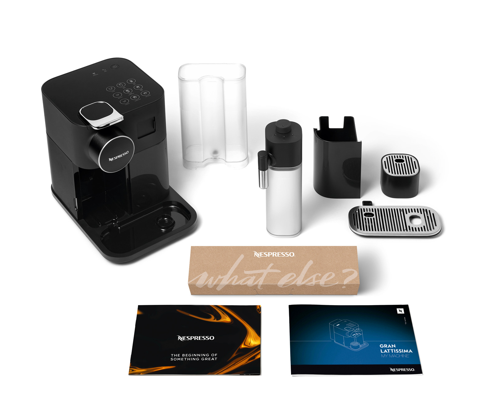 Gran Lattissima Coffee Machine, Black 