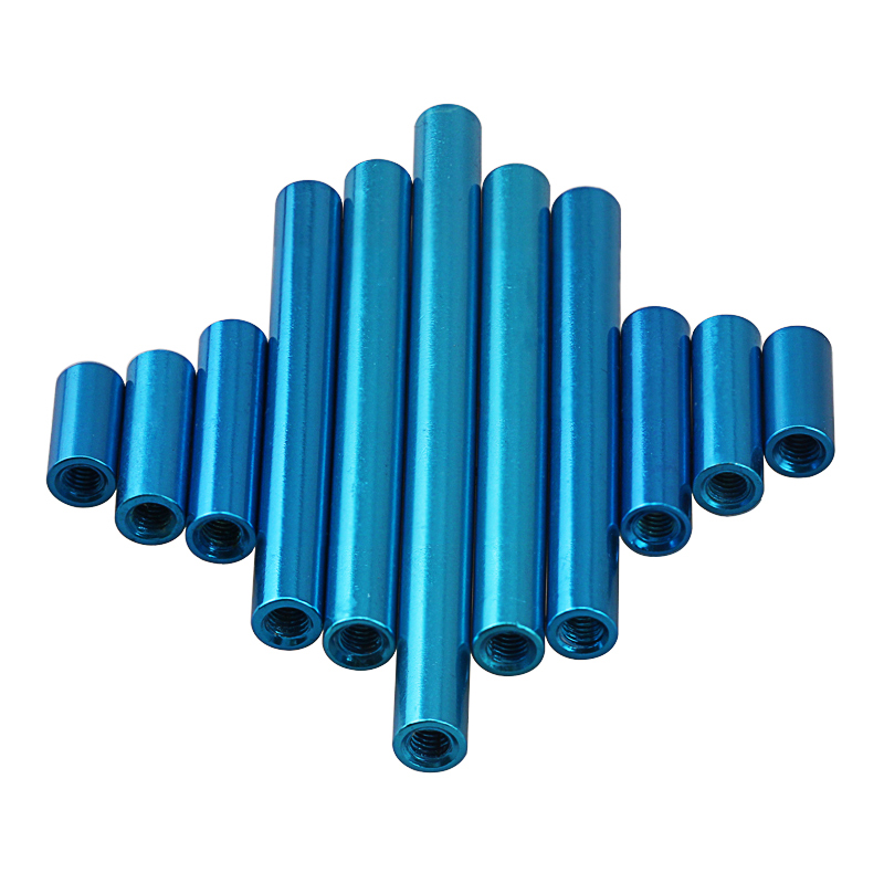 Long Stand Off Rods 5pcs M3 Colored Aluminum Standoff Column Stud Extend Long Nut Aluminum ...