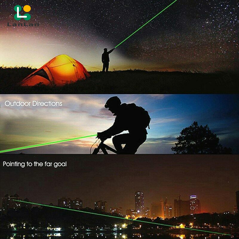 Powerful Laser-pen Usb Charging Laser-pointer Sight For Presentations Teaching Children Entertainment