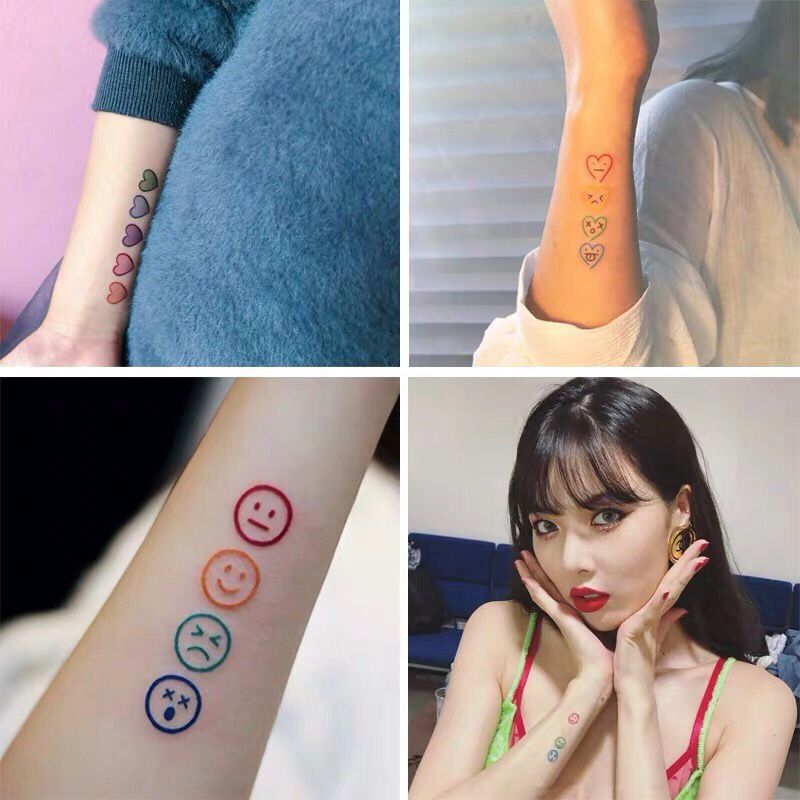 Hình Xăm Dán Hình Xăm Tạm Thời Ma Thuật Chống Nước Lâu Trôi