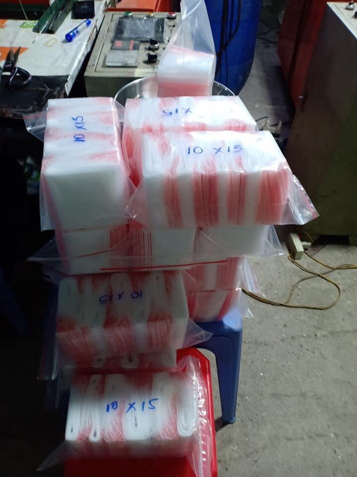 100gr túi zip viền chỉ đỏ, đựng bột, hạt, thực phẩm