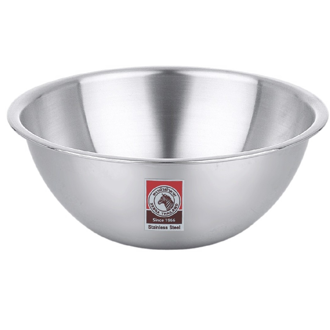 [HCM]THAU TRỘN INOX ZEBRA 18 CM - 135018