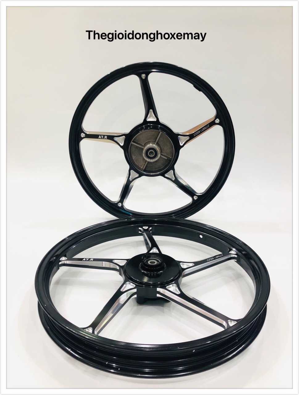 Mâm Vành Xe Máy ATR CNC 5 Cây Xéo Sirius Bảng 1.4-1.6