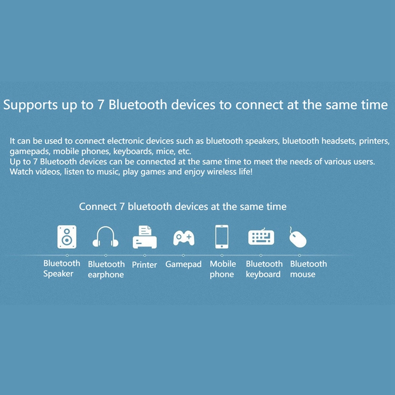 USB WiFi Bluetooth Adapter, Bluetooth 4.2 150Mbps Wifi Dongle Network Card, Wifi Bluetooth Receiver Transmitter