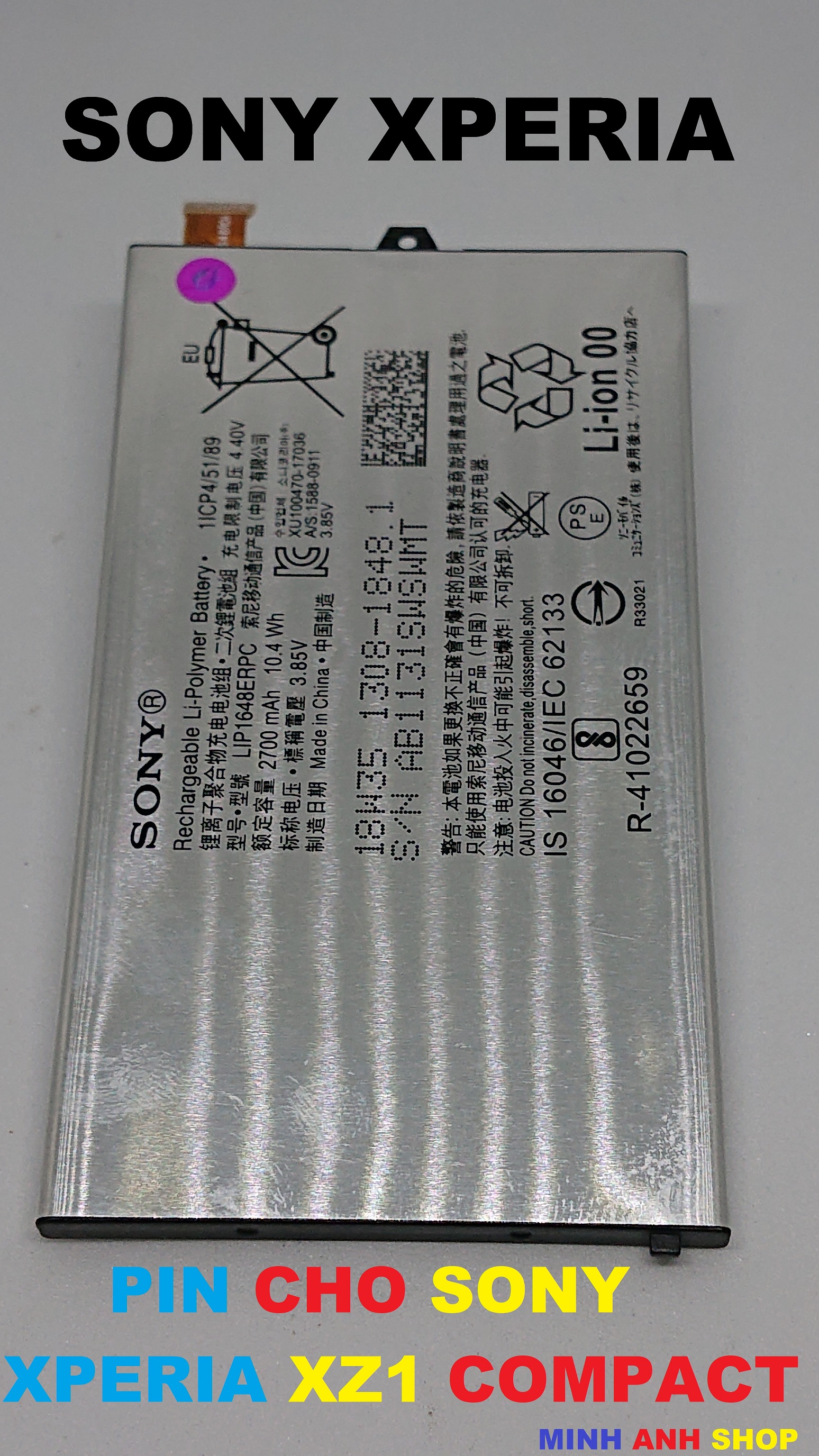 PIN CHUẨN CHO SONY XPERIA XZ1 COMPACT