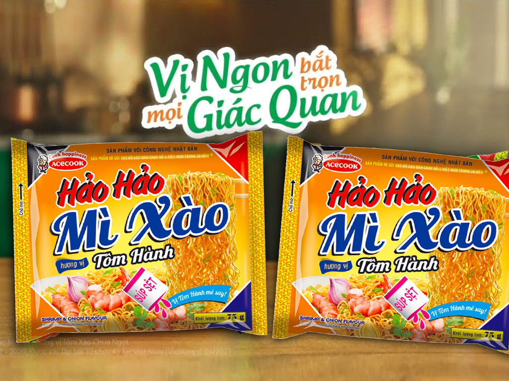 Mì Xào Hảo Hảo Tôm Hành Gói 75g