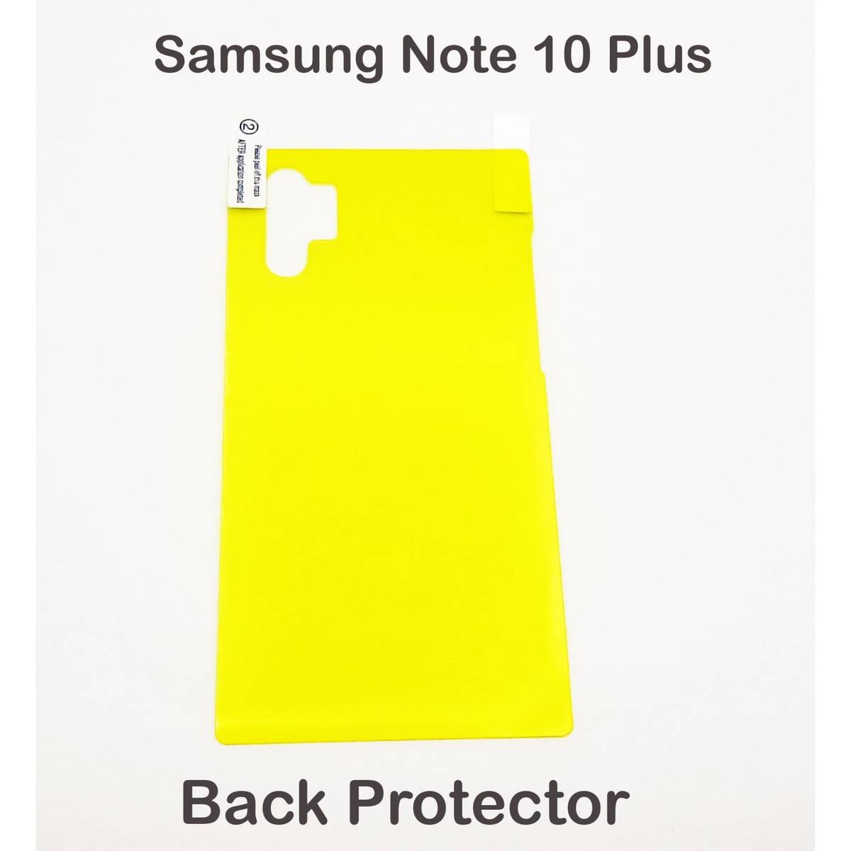 Samsung Galaxy Note 10 Plus Front and Back Clear Jelly Protector Soft Film Protection Hydrogel Film Protector For Samsung Galaxy Note 10 Plus. 