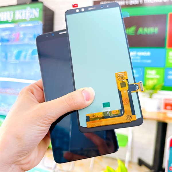 { ẢNH THẬT } Màn hình Samsung A8 Plus / A730 ( Oled 2ic ) đã test, hiển thị đẹp.