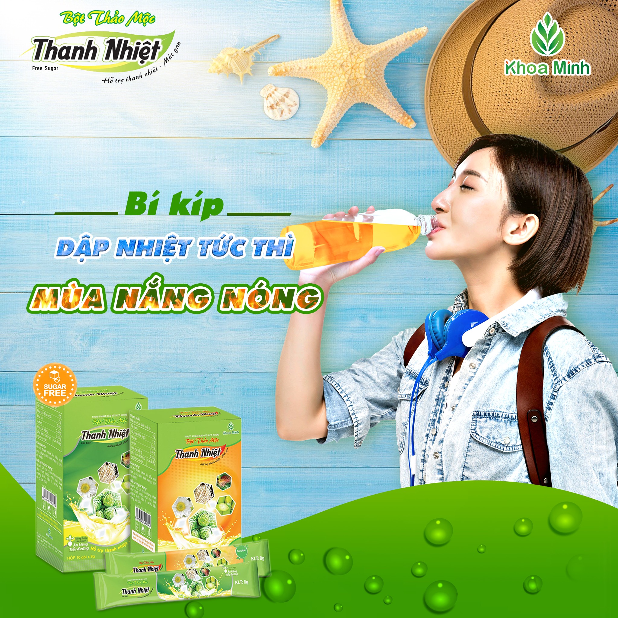 [HCM]BỘT THẢO MỘC THANH NHIỆT (Loại dành cho người ăn kiêng tiểu đường)