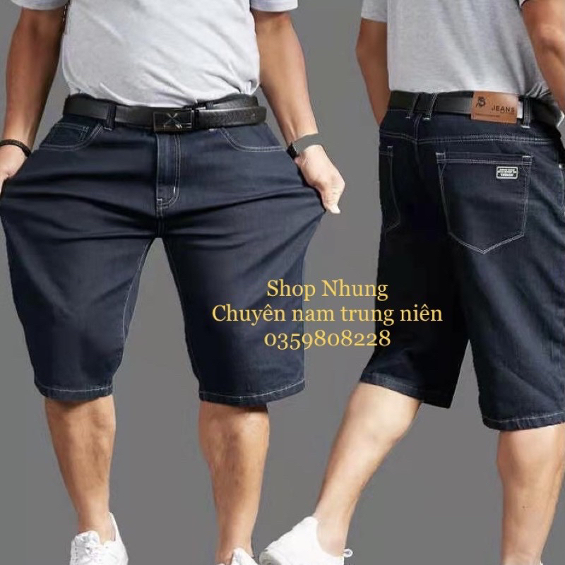 Quần Bò Giấy Nam Trung Niên Ảnh Thật