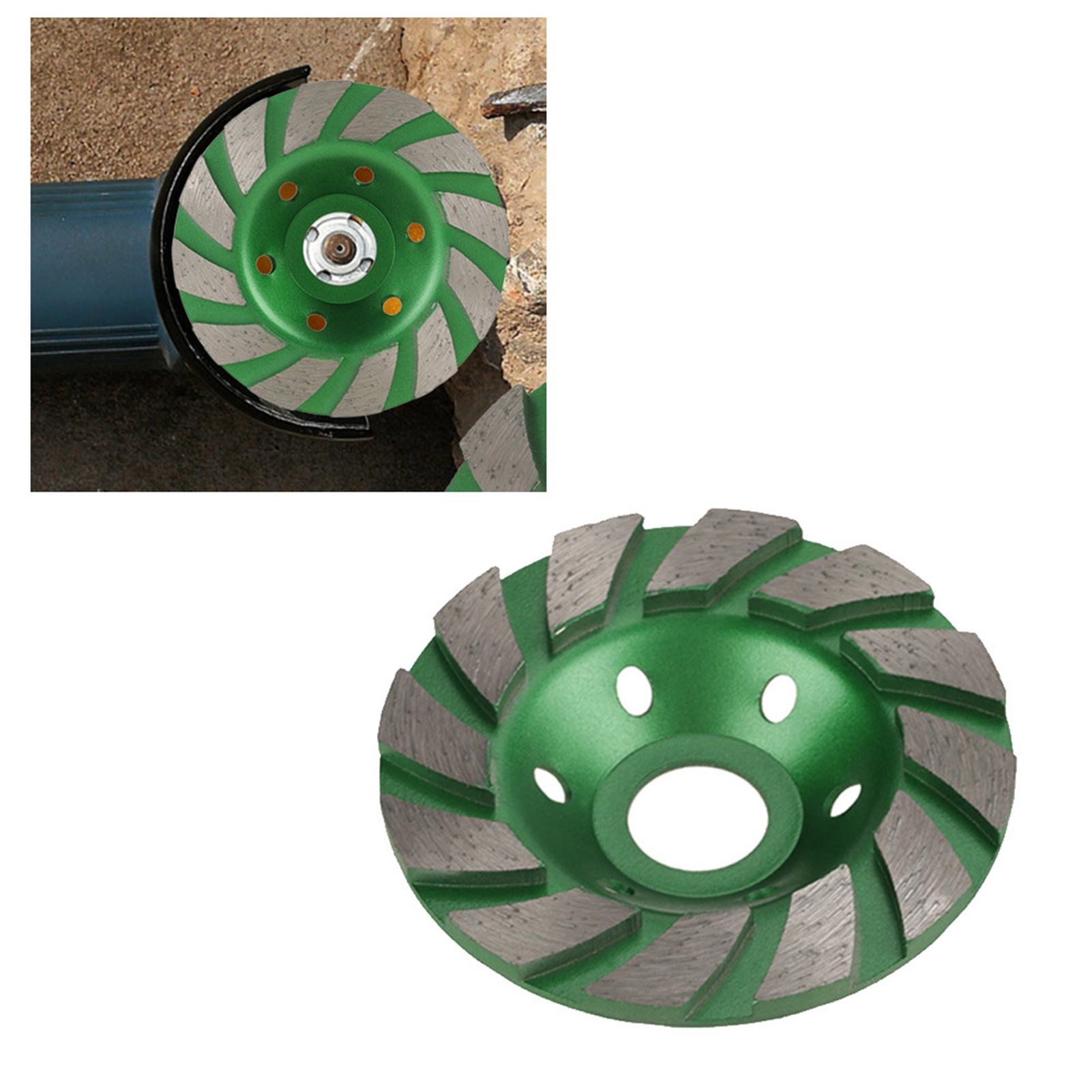 Đĩa mài kim cương 1 Cái Cốc mài kim cương 100mm Đĩa mài để đánh bóng gốm bê tông đá