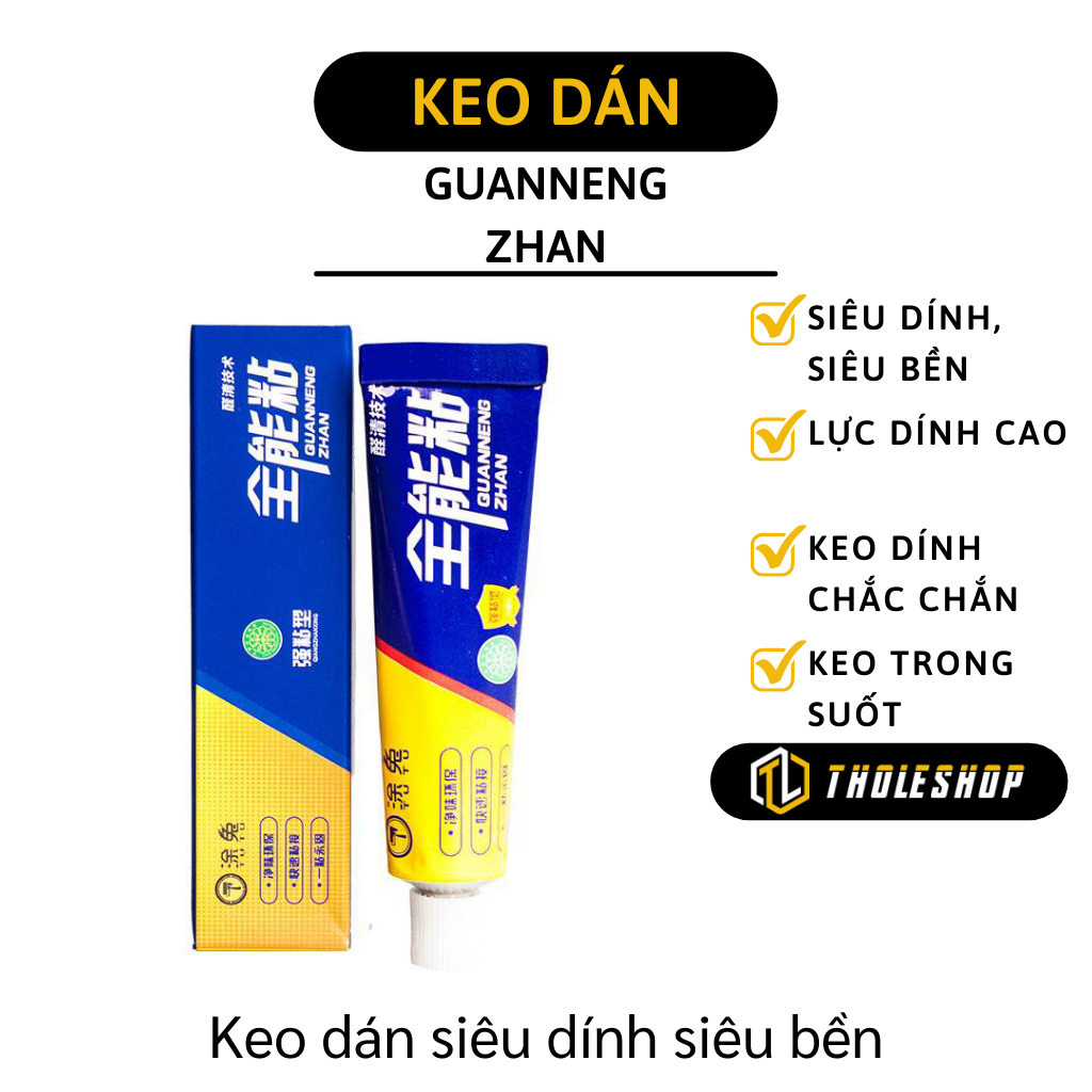 Keo dán đa năng - Keo dán đa năng siêu dính 20g mau khô dễ sử dụng - Keo siêu dính dán: gỗ nhựa cao su nỉ giày dép...