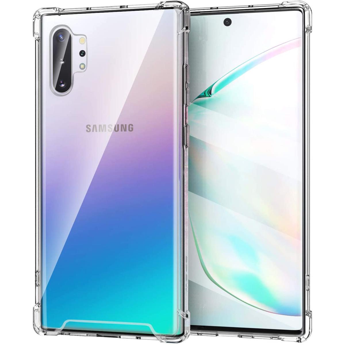 Samsung Galaxy Note 10 Plus Back Cover Transparent Extra Bumper Anti Shock Soft Crystal Clear Case For Samsung Galaxy Note 10 Plus