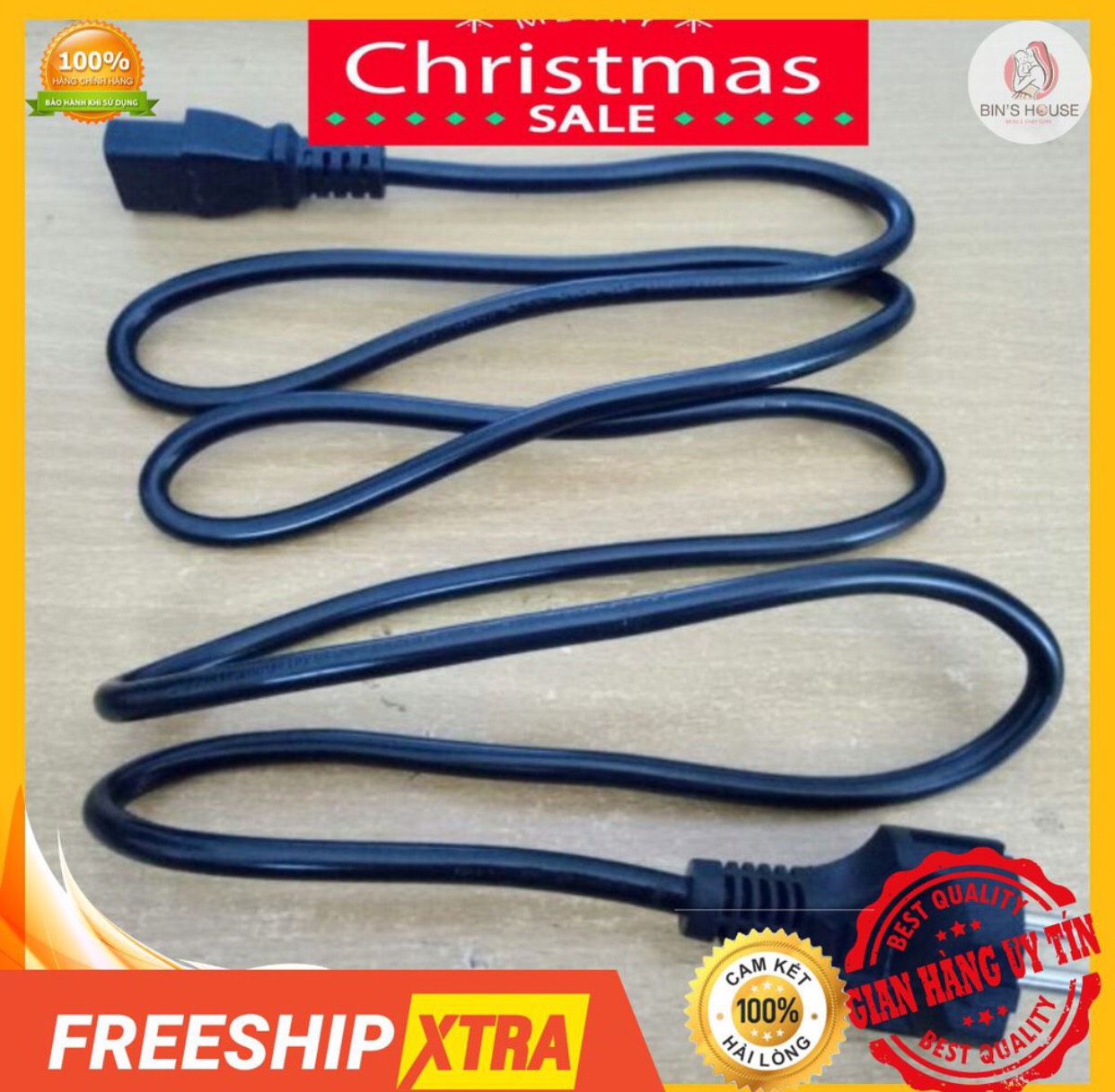 Dây nguồn máy in, máy tính, nồi cơm điện