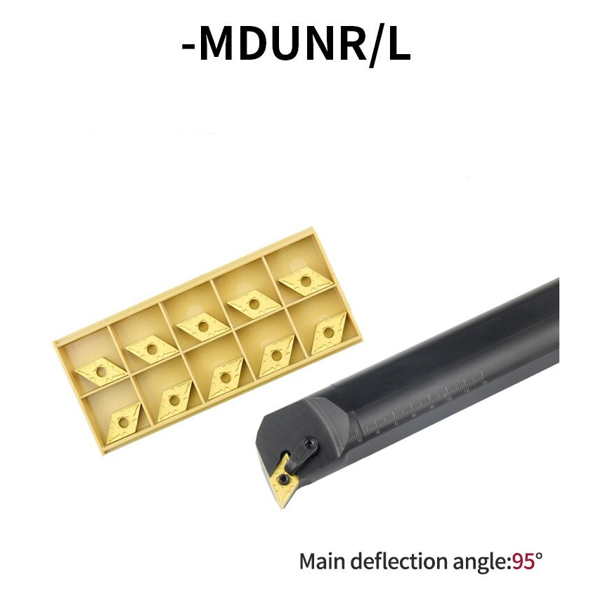 Cán dao tiện lỗ góc 95 độ lắp mảnh D15 (DNMG150404), Cán phi 20 (S20R-MDUNR15), phi 25 (S25S-MDUNR15).
