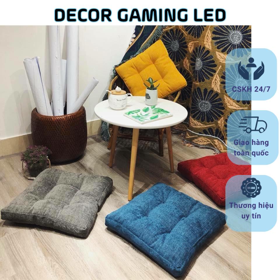 Bàn trà tròn, bàn sofa tròn mặt gỗ kích thước 60cm