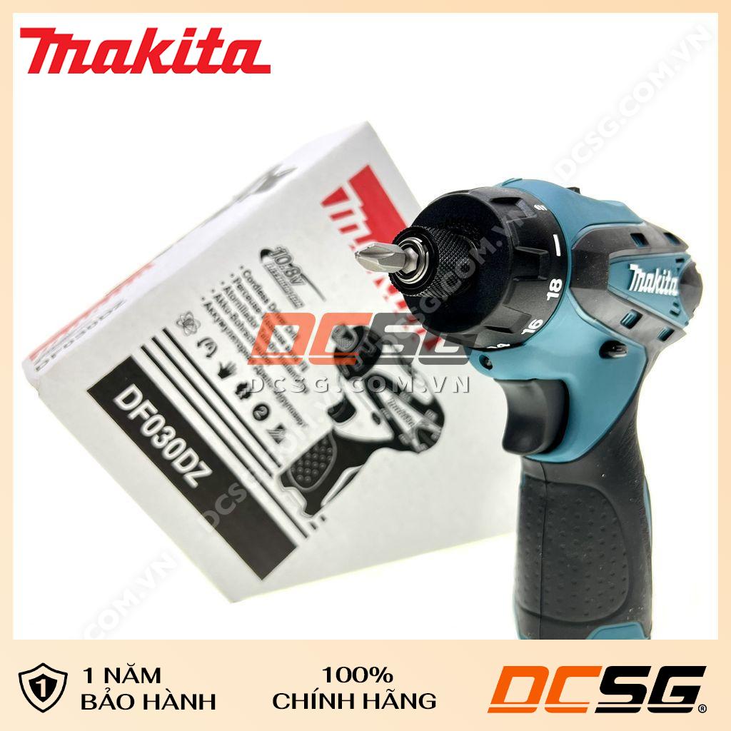 Máy Khoan Vặn Vít Dùng Pin 10.8V Makita DF030DZ (Không Pin Sạc)