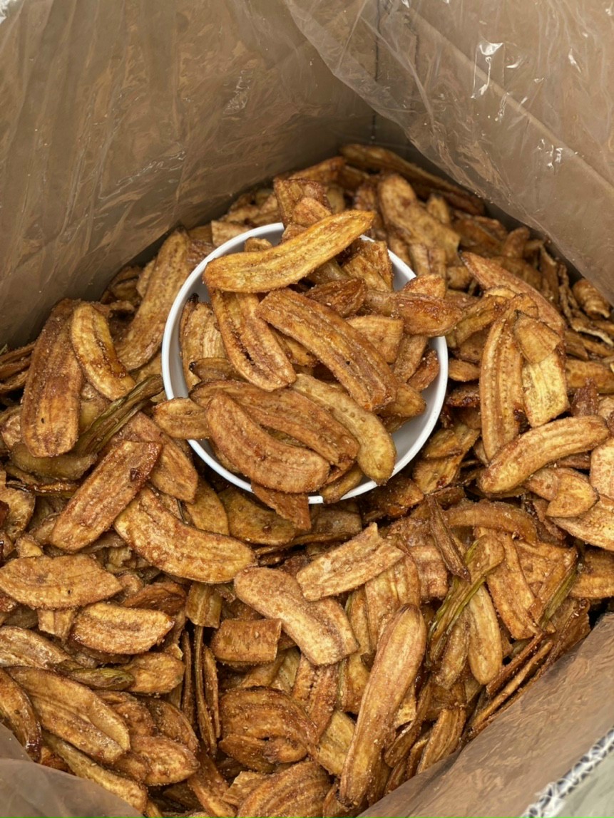 500gr  Chuối sấy mè gừng - giòn ngon