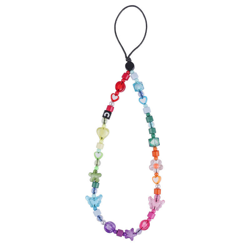Casetify the same mobile phone chain rainbow wrist lanyard short ins ...