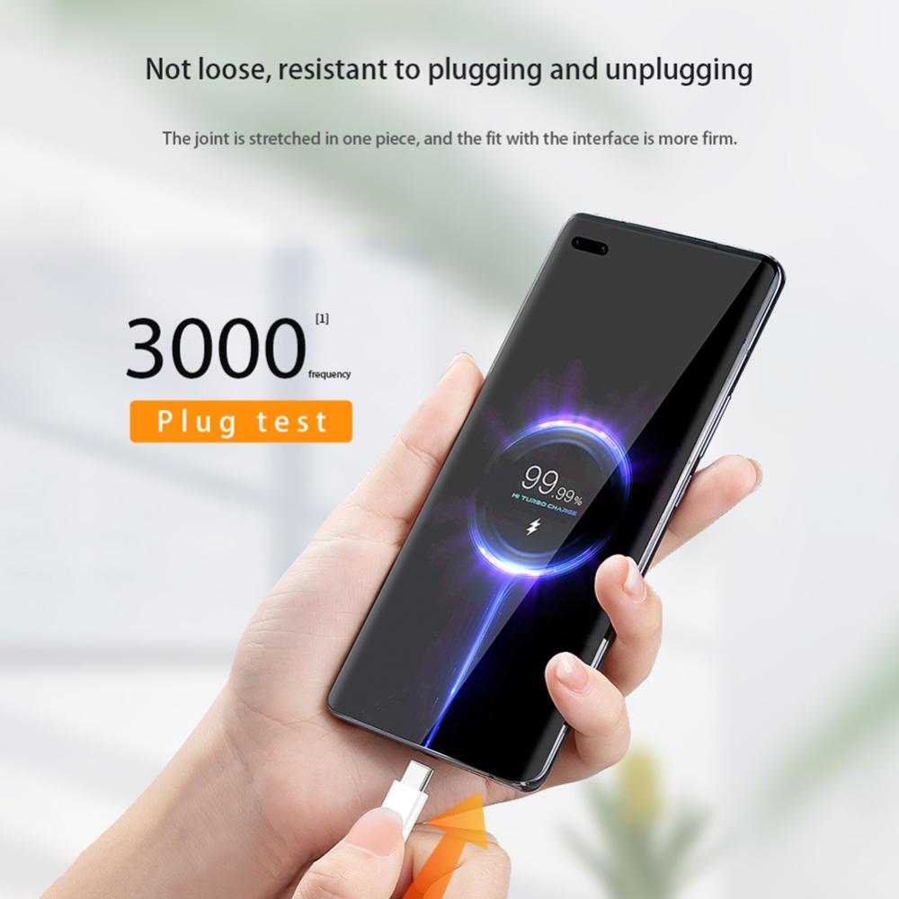 Fast Charging USB Type C Cable Accessories Mobile Phone Charging Cable for Xiaomi Redmi POCO Huawei Honor OPPO VIVO