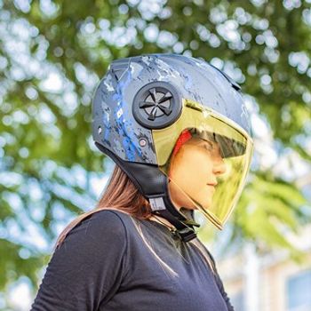 Mũ bảo hiểm 3/4 YOHE 851 (màu tem) - GARA20