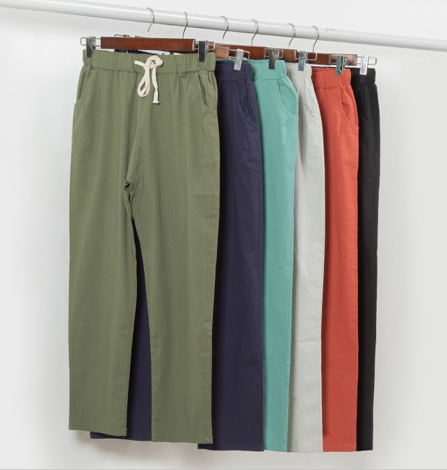 Women's Apparel Plain Trouser Pants 009