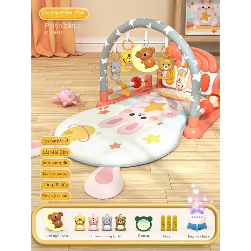 *đàn piano đồ chơi giáo dục sớm cho bé 0-1 - 3-2 tháng tuổi
