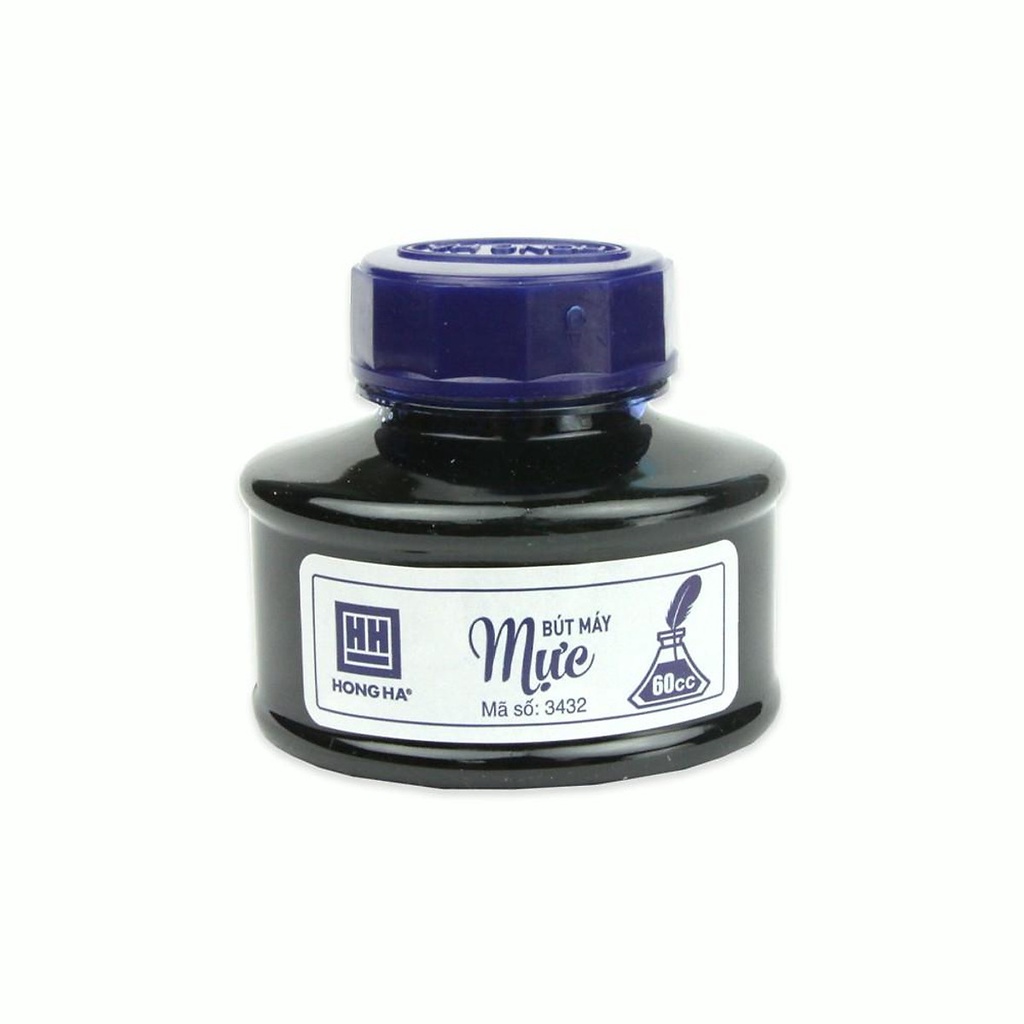 Mực bút máy Hồng Hà/ Mực bơm ( Tím, Xanh, Đen, Đỏ)