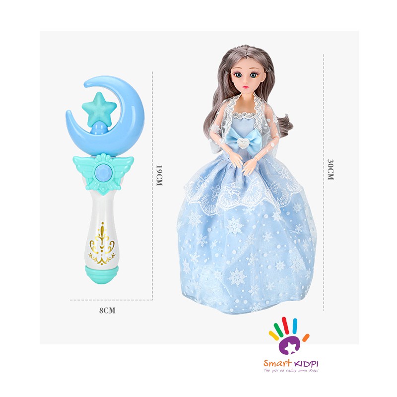 - COMBO 2 BÚP BÊ ELSA TÓC MÂY - 10 BỘ QUẦN ÁO CÓ THỂ THAY