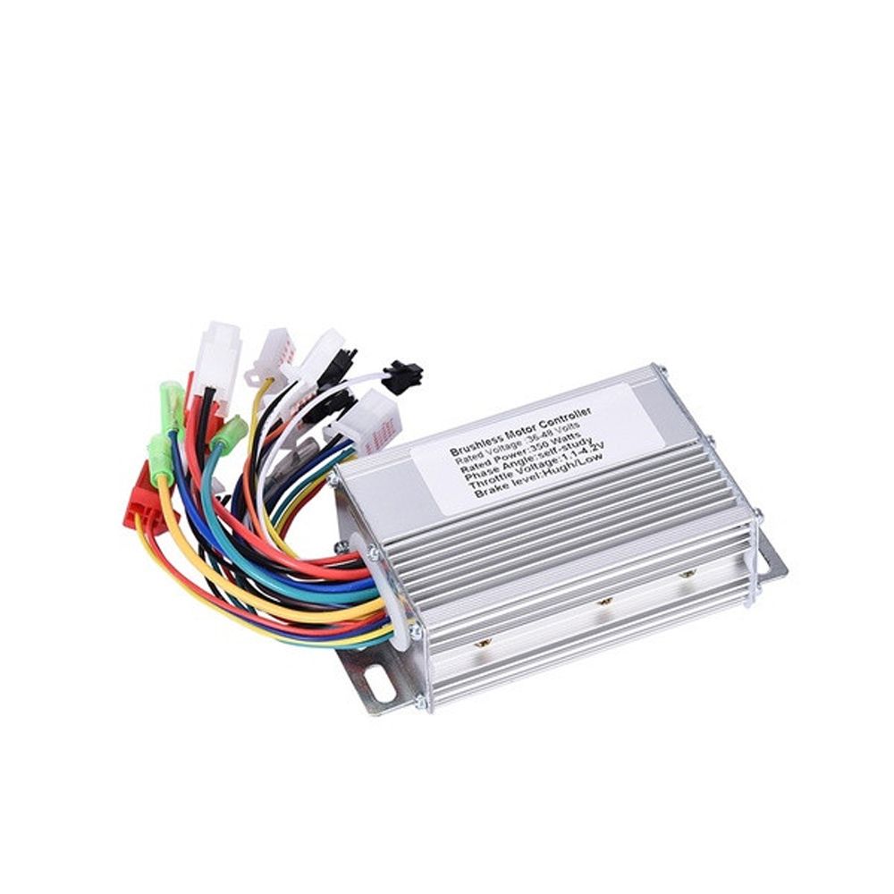 Xinqujiang xe tay ga 350w xe đạp 36v / 48v không chổi than dc bộ điều khiển động cơ xe đạp điện