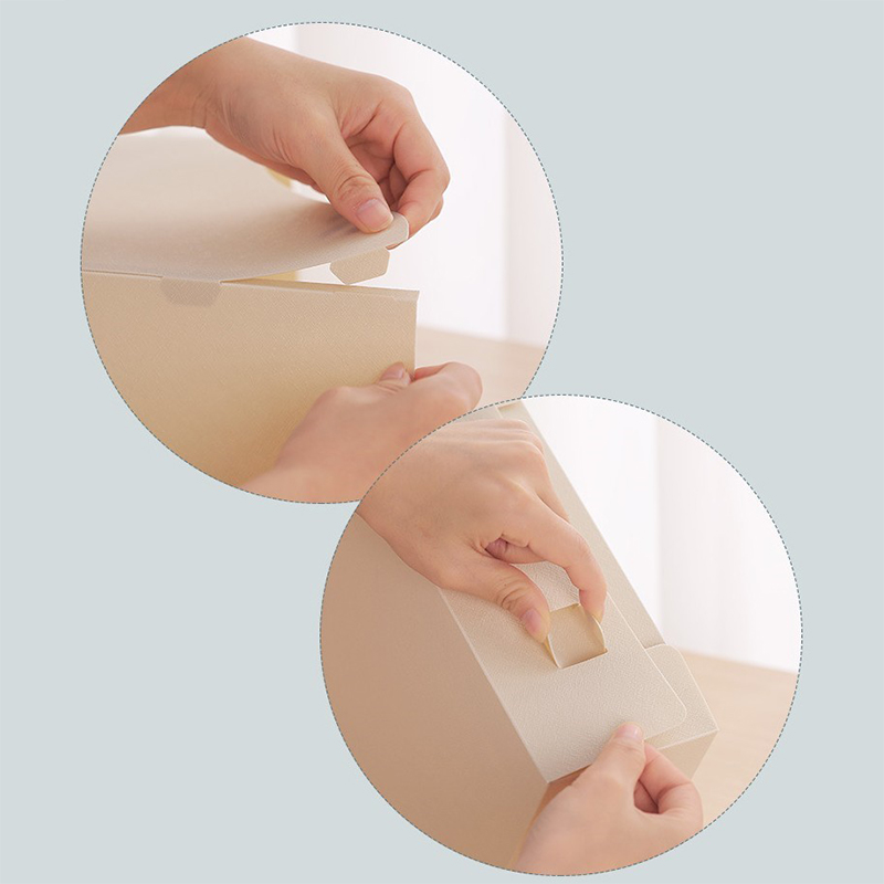 Office Document File Storage Box Folding Desktop Books Storage Office Supplies Moyao. 