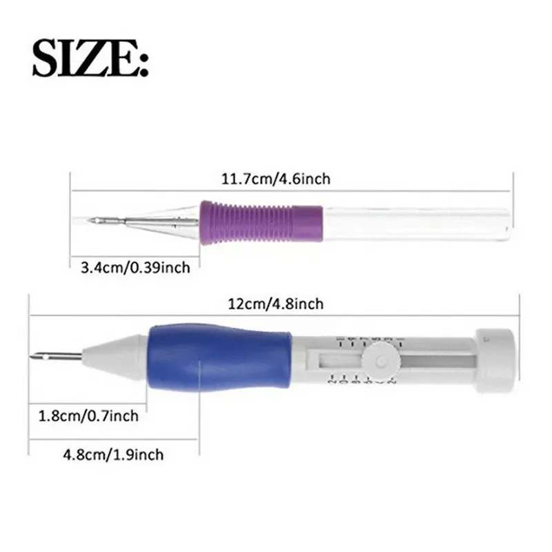 【Big-promotion】 DIY Hand Embroidery Pen Patch Knitting Sewing Tool Kit ...