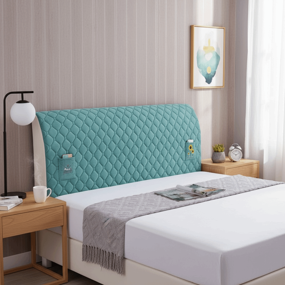 Universal Anti-Collision Bedhead Cover All Inclusive Thickened Dust ...