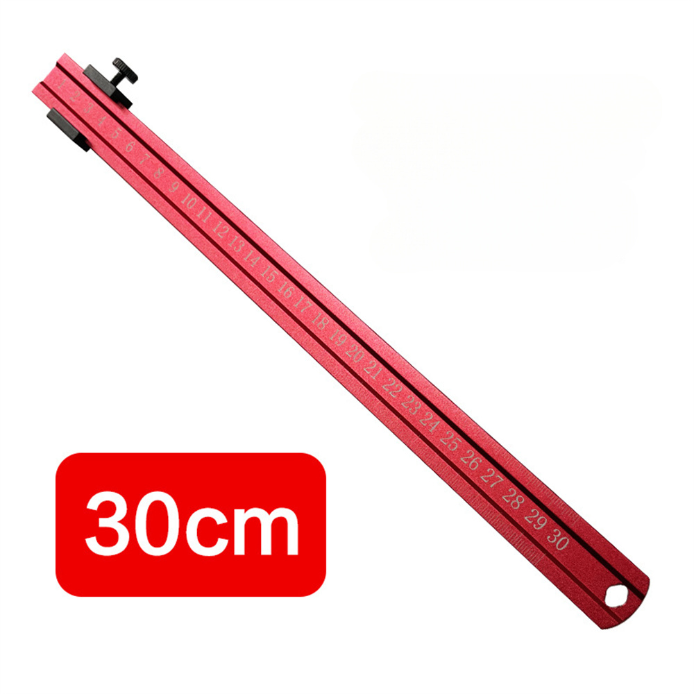 200/300/400/500/600mm Scribe Mark dòng thước đo thước đo nhôm trượt cai ...