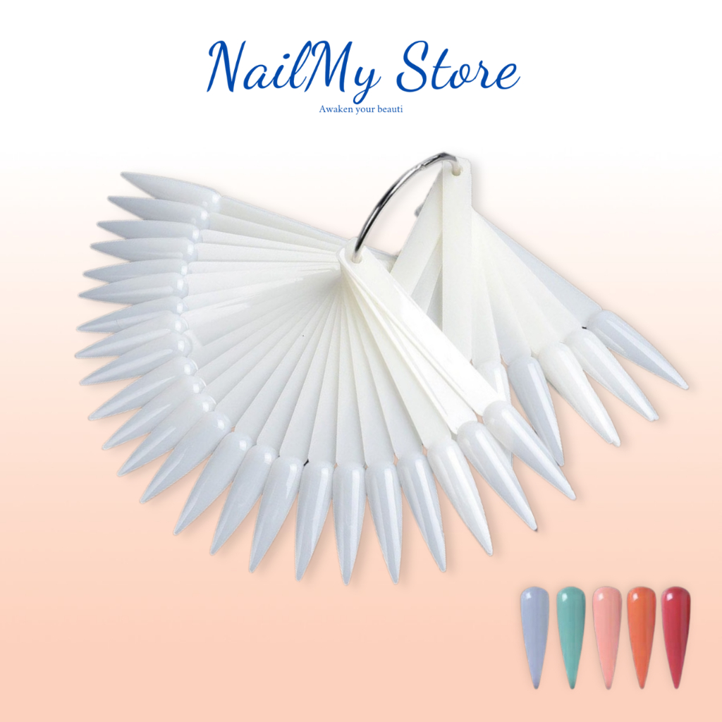 Móng que nhọn tập vẽ, tập sơn, làm mẫu nail (bịch 50 que)