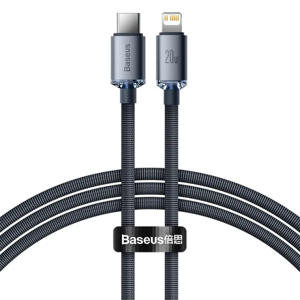 Cáp sạc nhanh 20W Baseus Crystal Shine Series Fast Charging Data Cable Type-C to Lightning