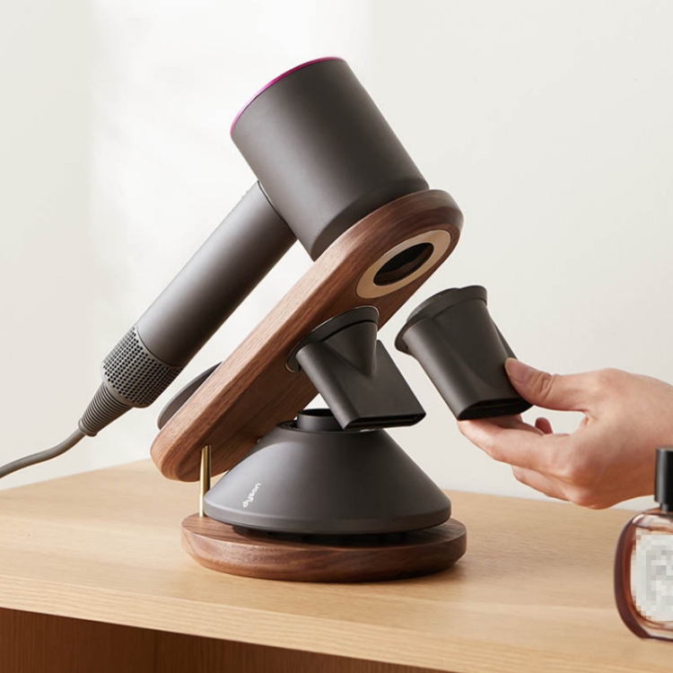 【 Mobilihouse 】 Khung đựng máy sấy tóc gỗ đặc cho bộ phận thay thế Dyson