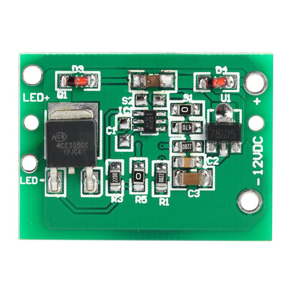 12V Capacitive Touch Switch Sensor Module Push Button Jog Latch with Relay