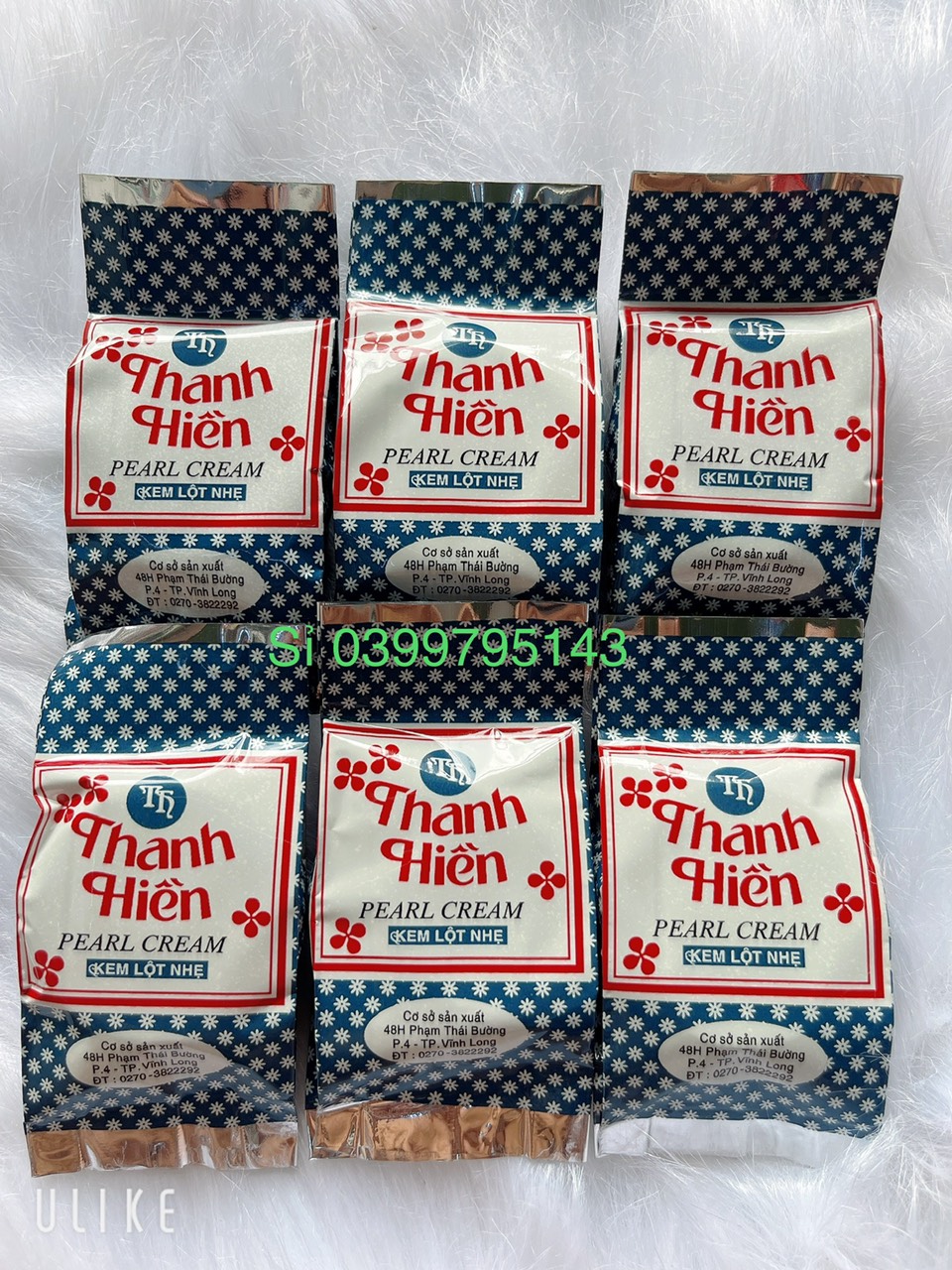 Kem thanh hiền trắng da trộn