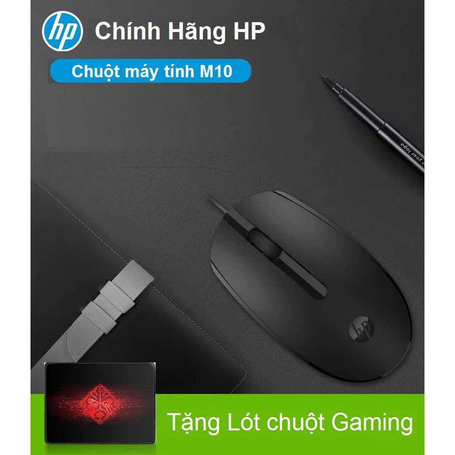 (BH12T) Chuột máy tính Chính Hãng HP có dây M10