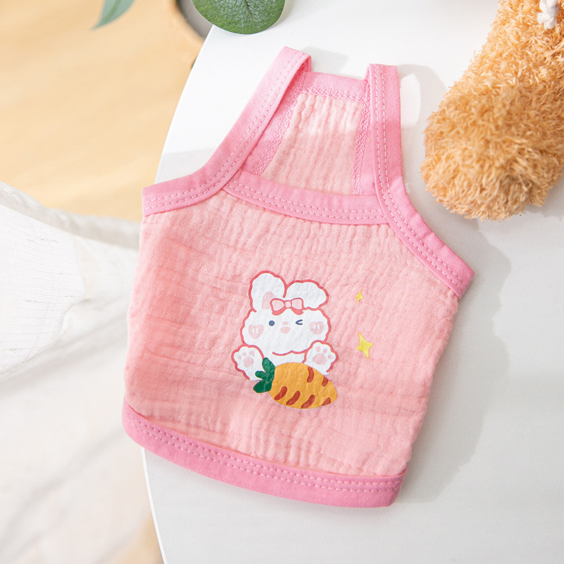 áo 2 dây in hình so cute cho chó mèo - T3 PETS SHOP