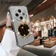 New Phone case Tecno Spark 30C Back cover with Bow Makeup Mirror Luxury Shiny Gradient Clear Plating Glitter Girls Slim For Tecno Spark 30C case. 