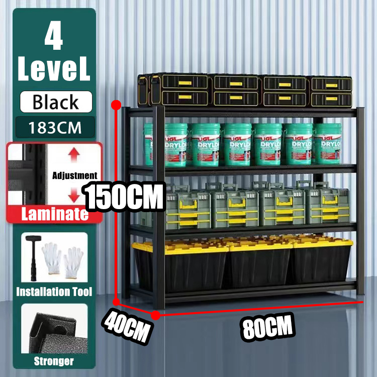 【SG Ready Stock】Heavy Duty Storage Rack Shelf Boltless Storage Rack ...