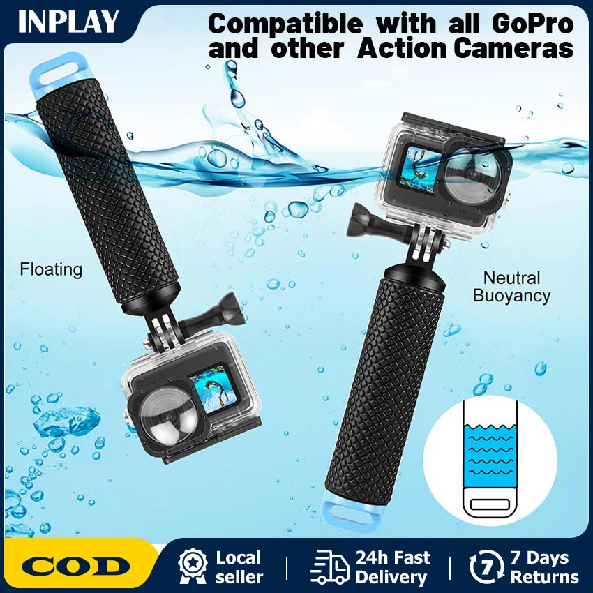 Water Floating Hand Grip Handle Mount Float Action Camera
