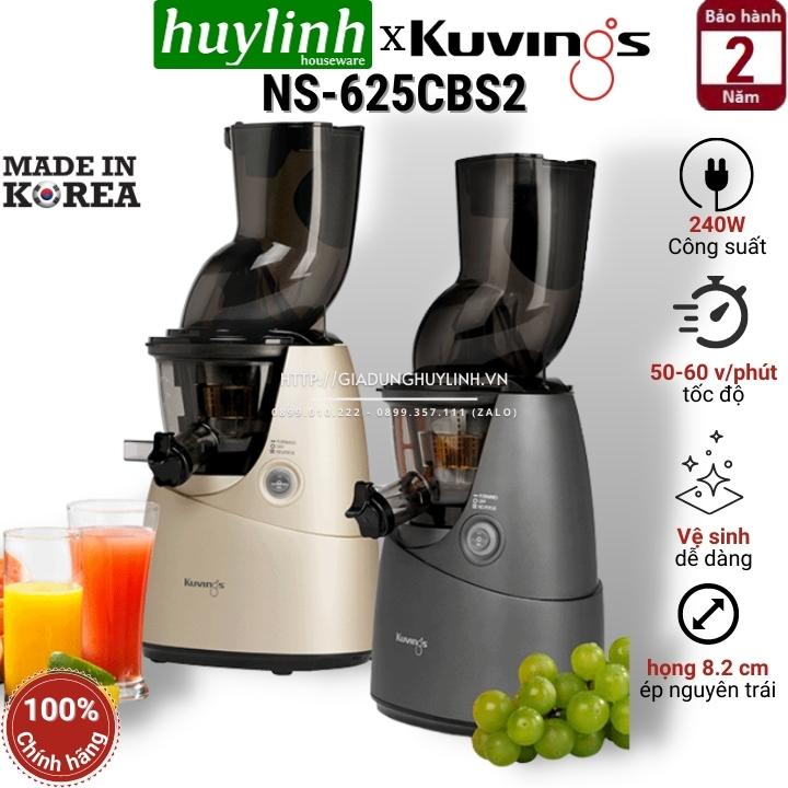 [HCM][Trả góp 0%]Máy ép chậm Kuvings NS-625CBS2 - Hàn Quốc