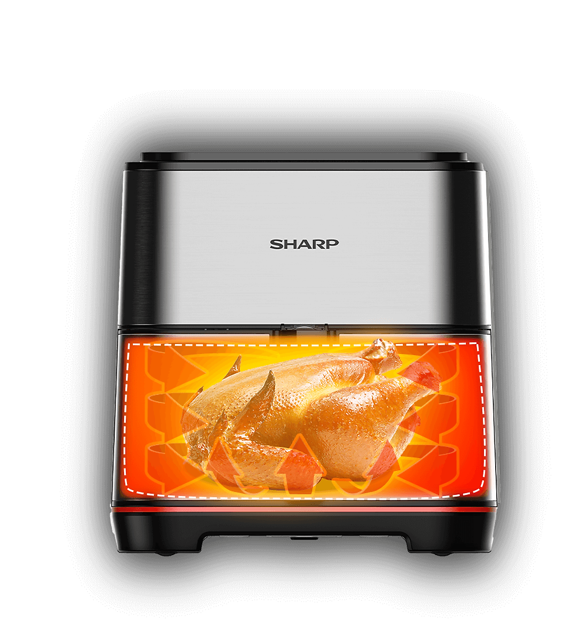Nồi chiên không dầu Sharp KF-AF50EV-ST ( 3.5L / 5L )